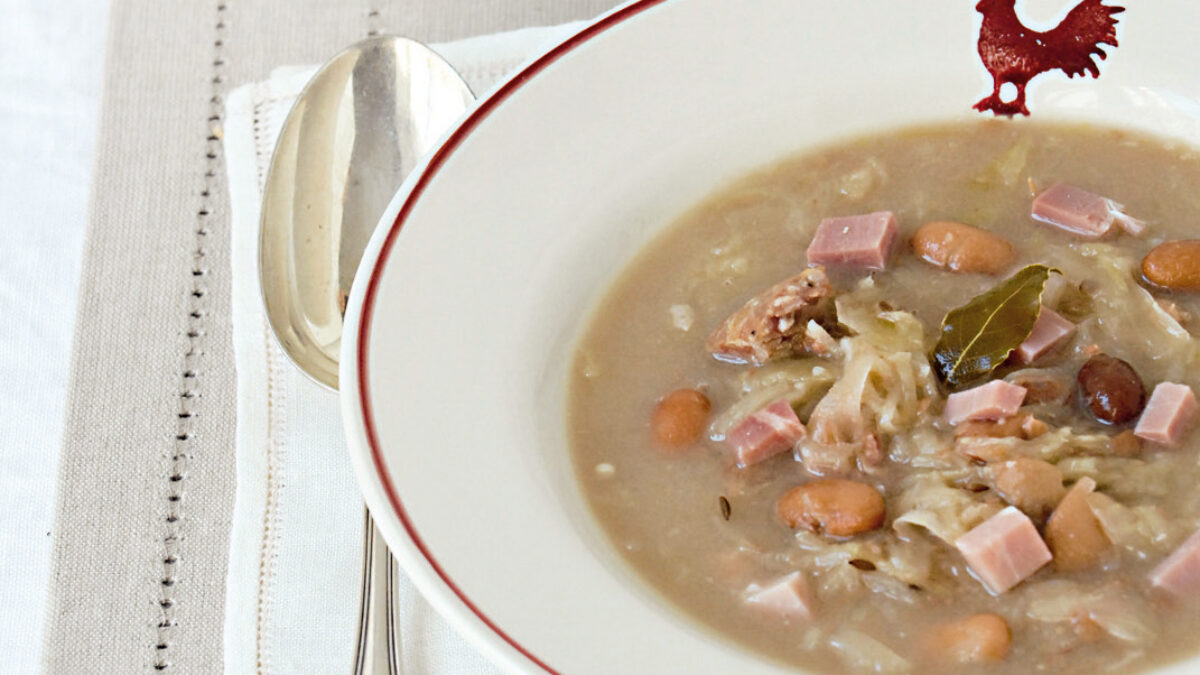 Jota triestina con patate, crauti e borlotti