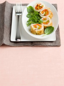 Bocconcini di pollo e verdure
