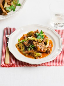 Bracioline con i carciofi
