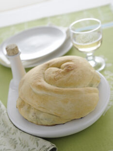 focaccia arrotolata ai cipollotti Sale&Pepe