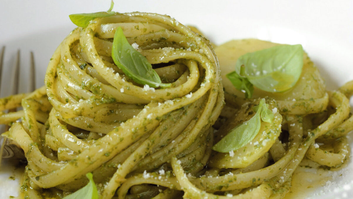 Trenette al pesto genovese