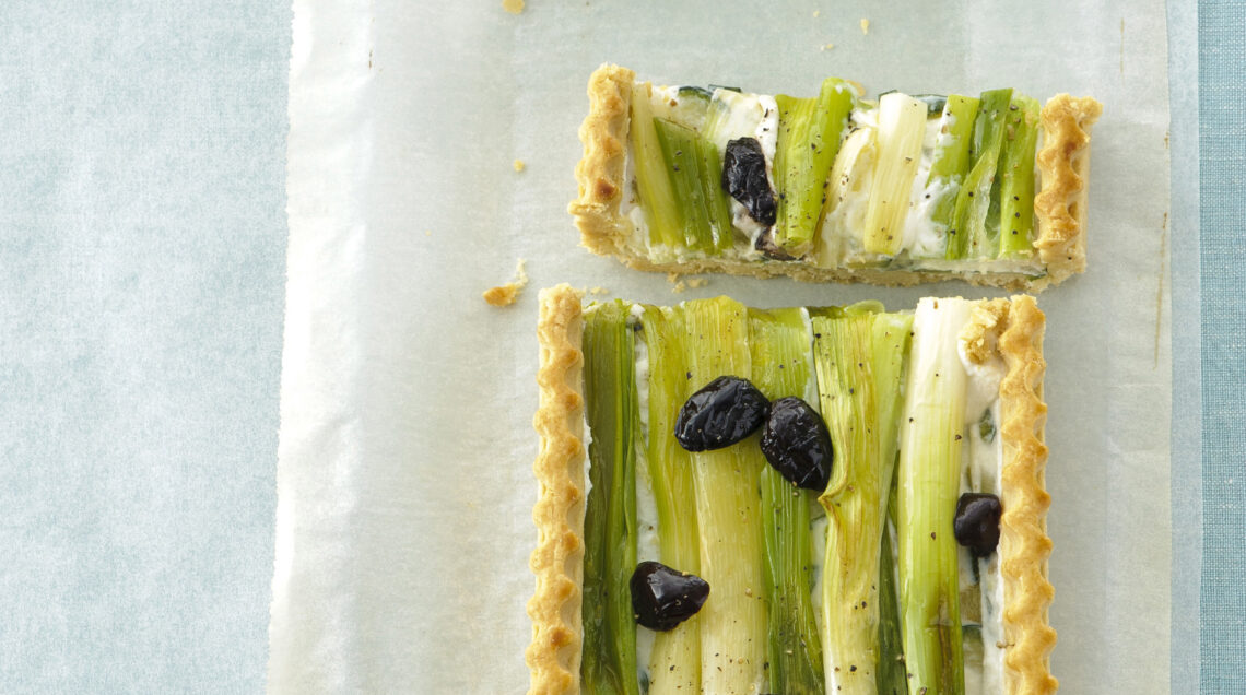 crostata salata con zucchine e cipollotti Sale&Pepe