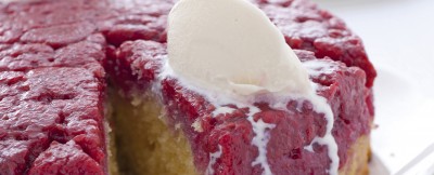 immagine Ricetta tatin di lamponi con gelato