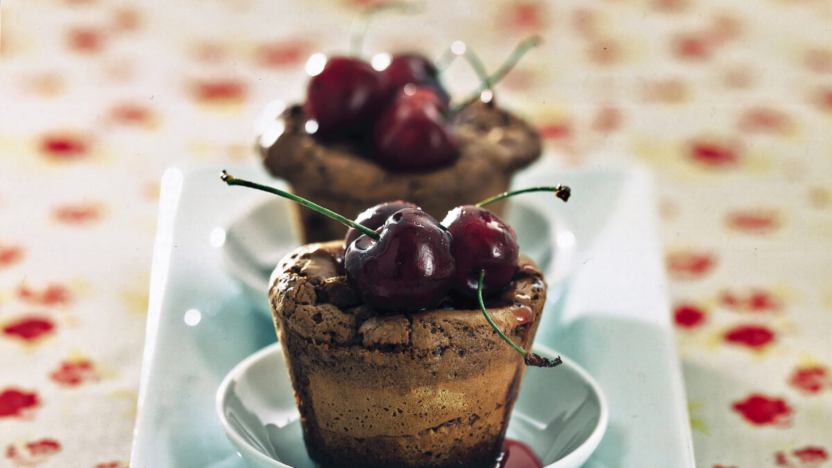 Piccoli muffin al cioccolato fondente