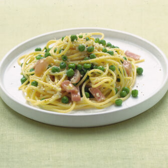 Pasta alla carbonara con prosciutto Sale&Pepe