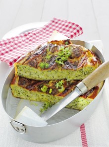Quiche di zucchine alle erbe e pecorino fresco