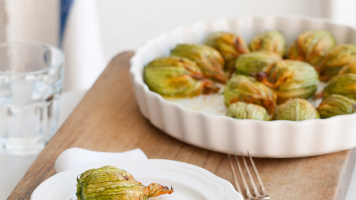 Fiori di zucca alla ligure