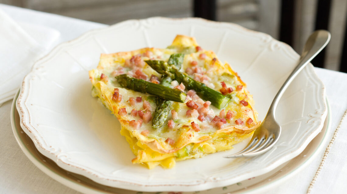 ricetta lasagne agli asparagi e prosciutto cotto Sale&Pepe