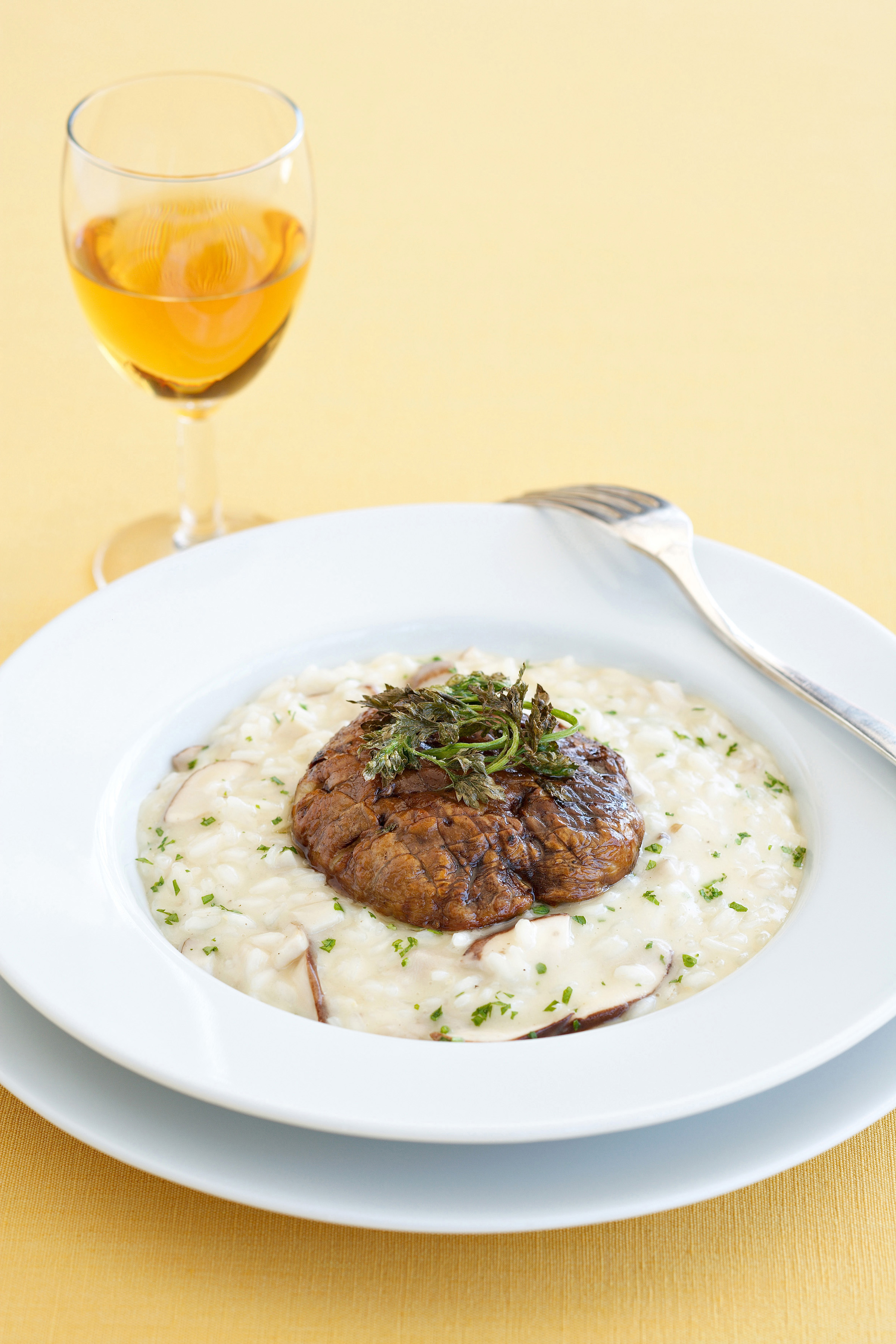 Risotto mantecato con topinambur e porcini Sale&Pepe