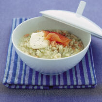 Risotto al salmone con semi di papavero Sale&Pepe