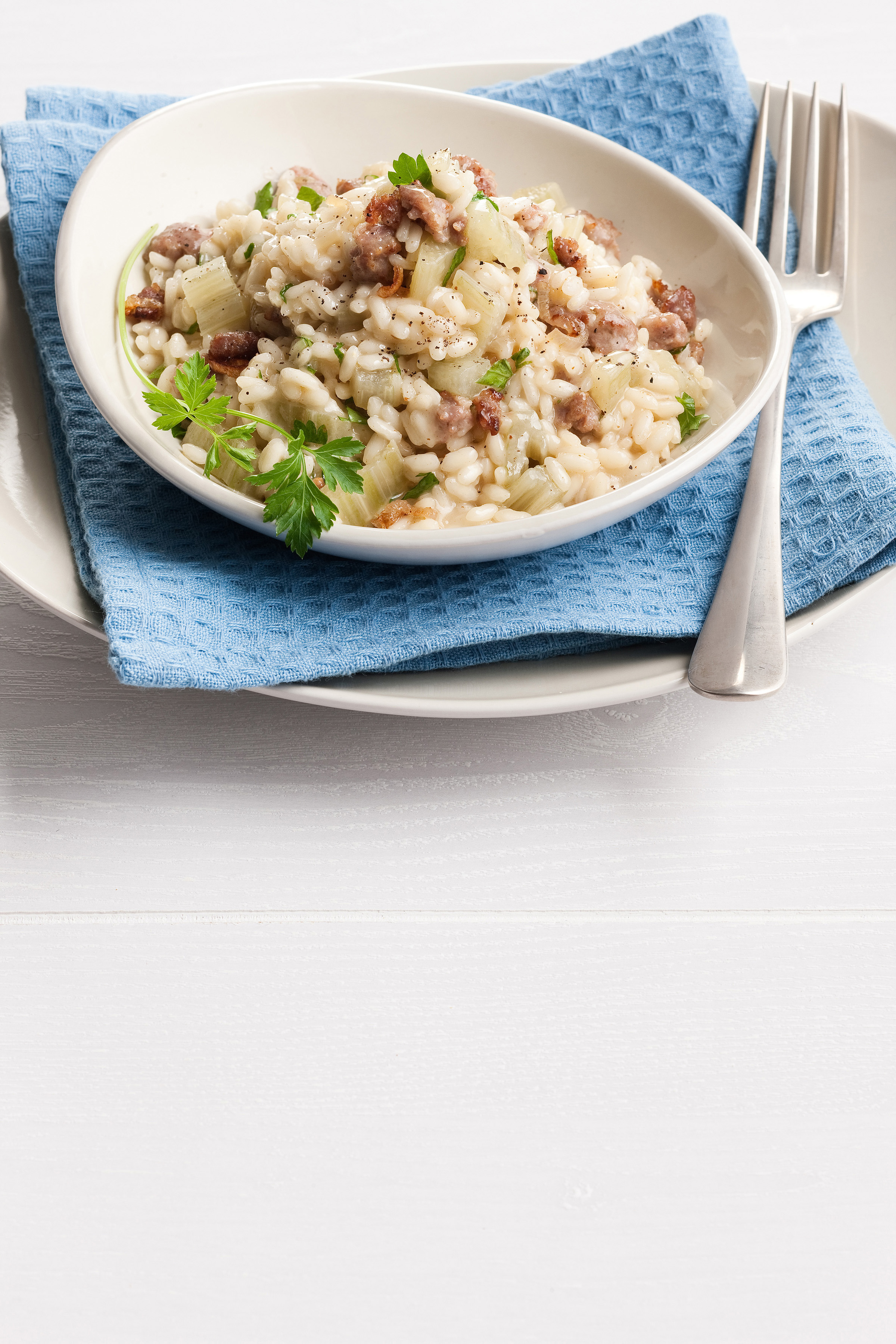 Risotto con salsiccia e scalogno |Sale&Pepe