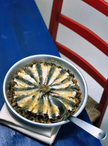 Sfogliata di sarde alle zucchine