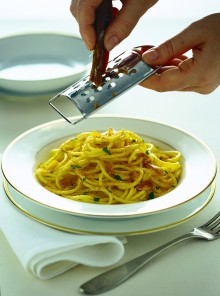 Spaghetti con bottarga