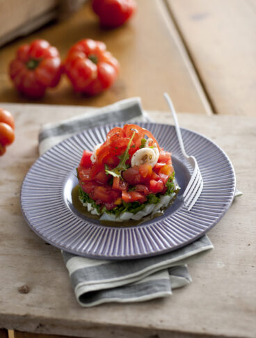 Tartare di seppie con rucola