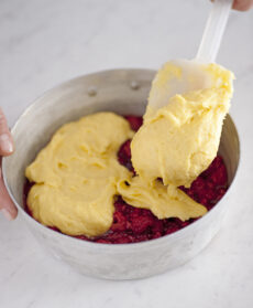 Tatin di lamponi Sale&Pepe preparazione