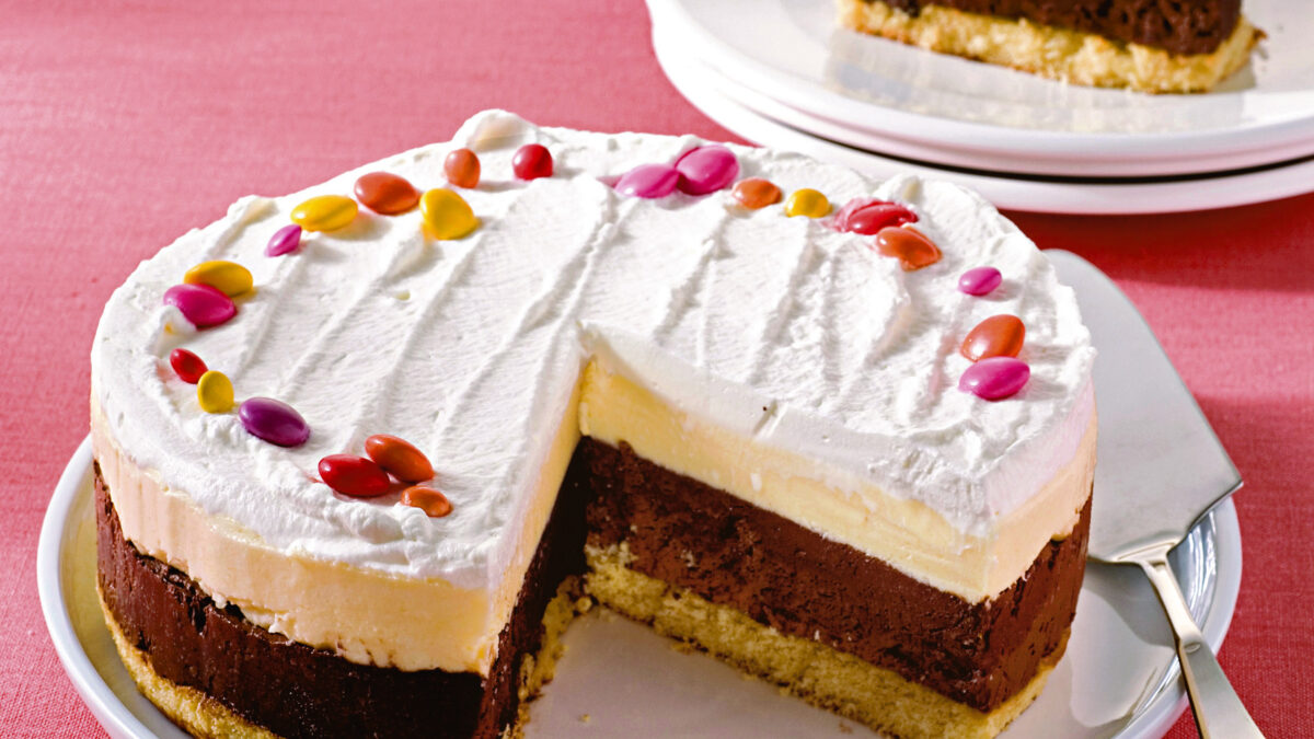 Torta gelato crema-cioccolato