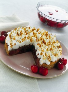 Torta meringata bicolore
