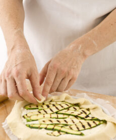 Torta salata aperta con ricotta e zucchine Sale&Pepe immagine
