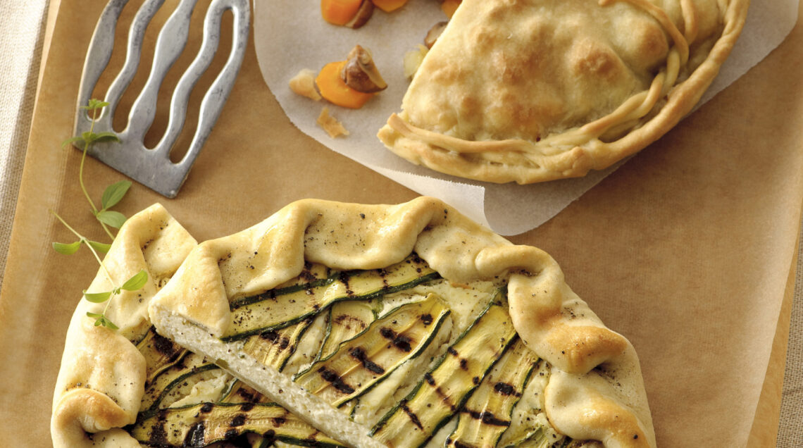 Torta salata chiusa con verdure miste Sale&Pepe preparazione