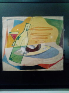 Elia Vottero, Pranzo futurista, 1931 - olio su tela