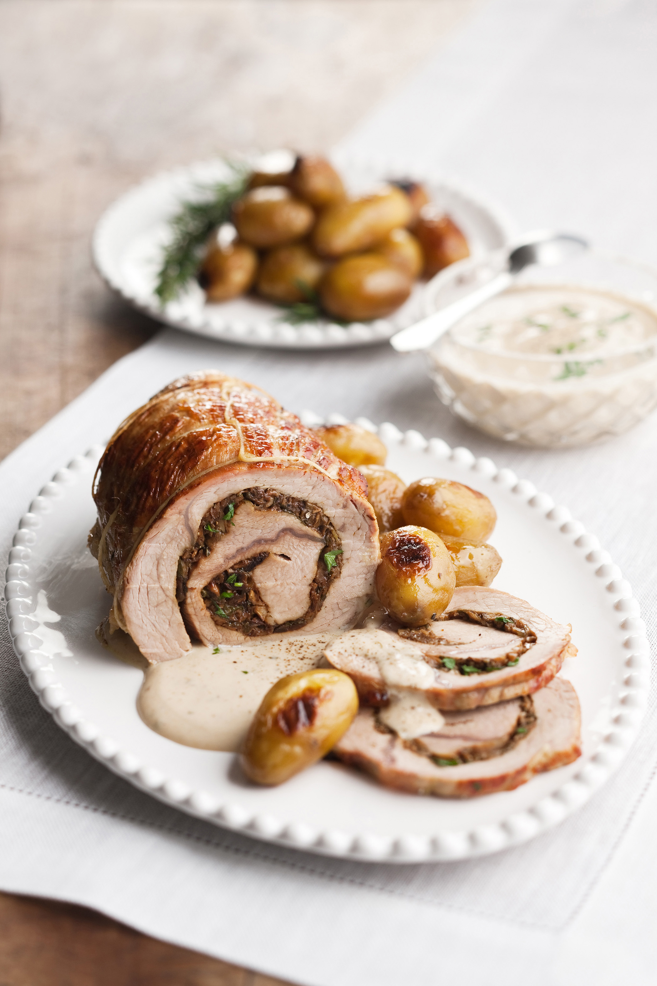 Arrosto di vitello al latte con i funghi | Sale&Pepe