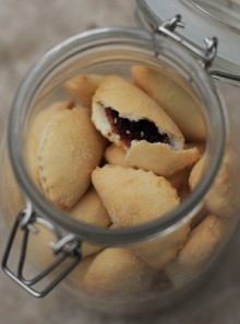 I bocconotti dolci con confettura di cotogne