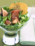 broccoletti-con-prosciutto-fichi-e-cialde-di-grana ricetta