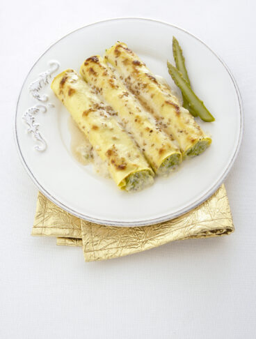 cannelloni-con-asparagi-e-semi-di-sesamo ricetta