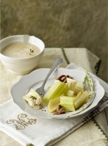 Cardo gobbo con crema alle acciughe