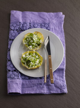 cestini di uova con asparagi verdi Sale&Pepe