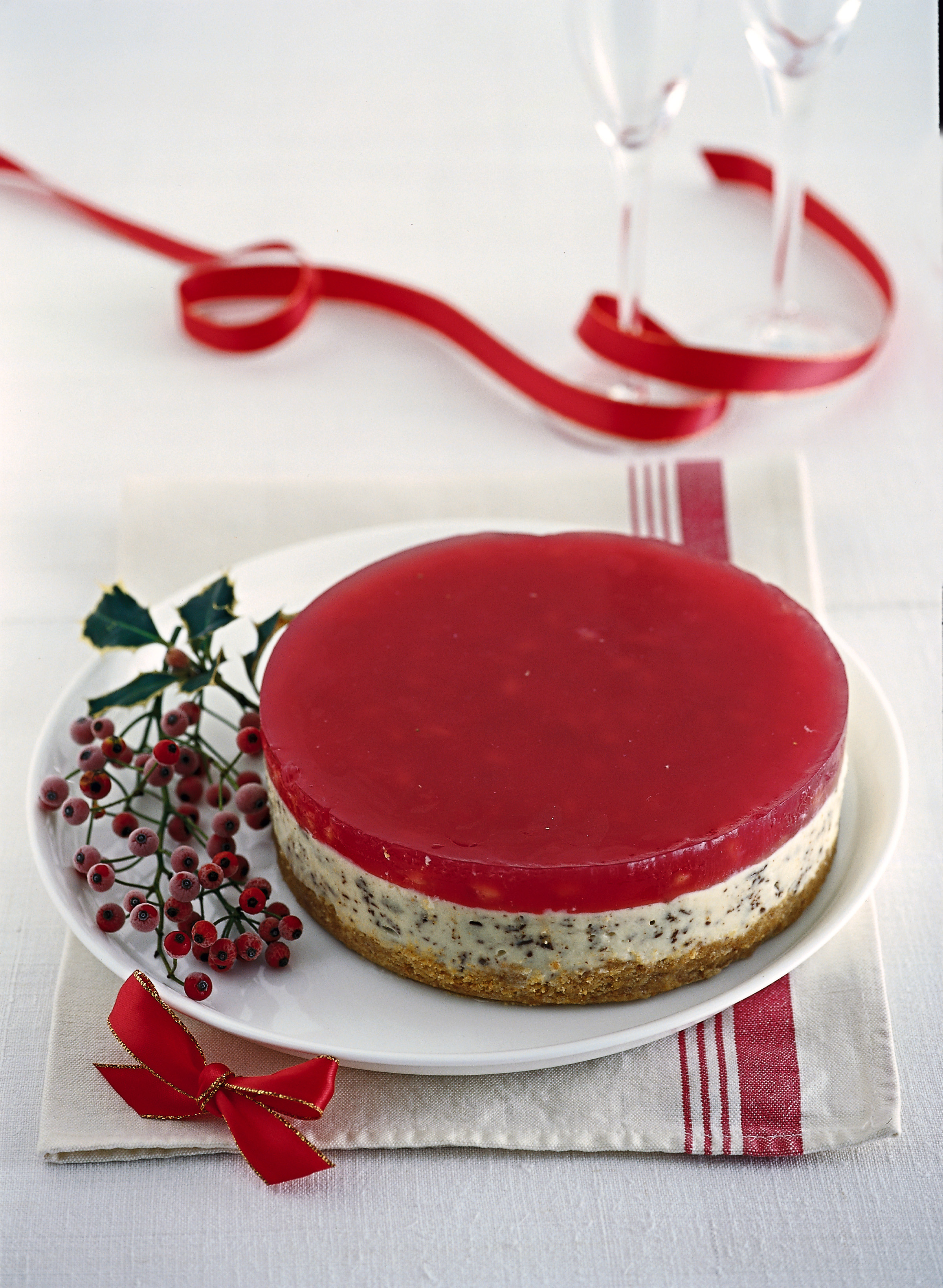 Cheesecake con gelatina alla melagrana Sale&Pepe