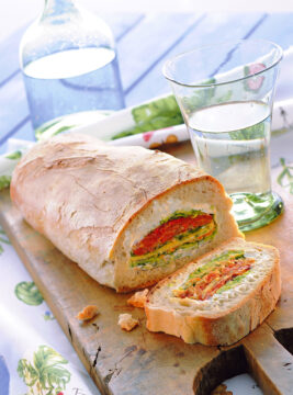 chiocciola-con-frittatine-pecorino-e-verdure