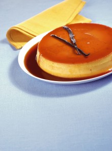La crème caramel in arancione
