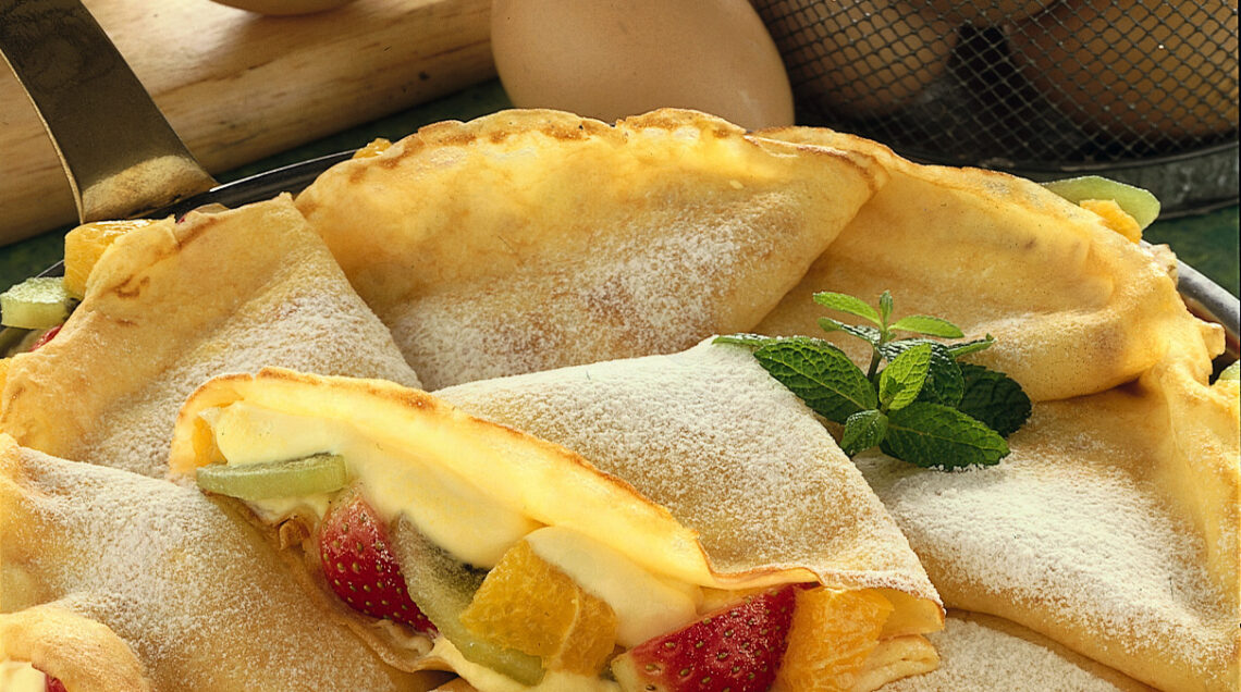 crepes farcite con crema e frutta Sale&Pepe