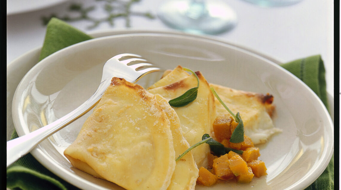 crespelle al formaggio con zucca Sale&Pepe ricetta