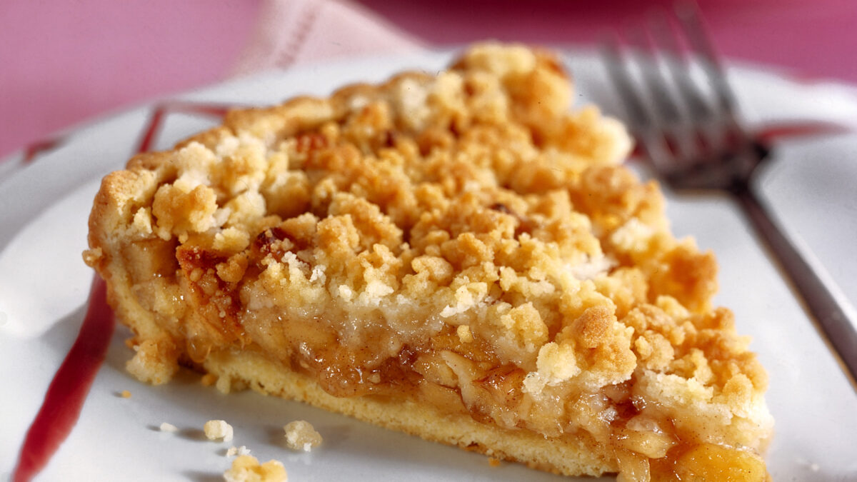 Crostata alla cannella con le briciole