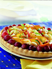 crostata alla crema di banane con la frutta ricetta Sale&Pepe