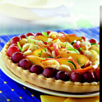 crostata alla crema di banane con la frutta ricetta Sale&Pepe