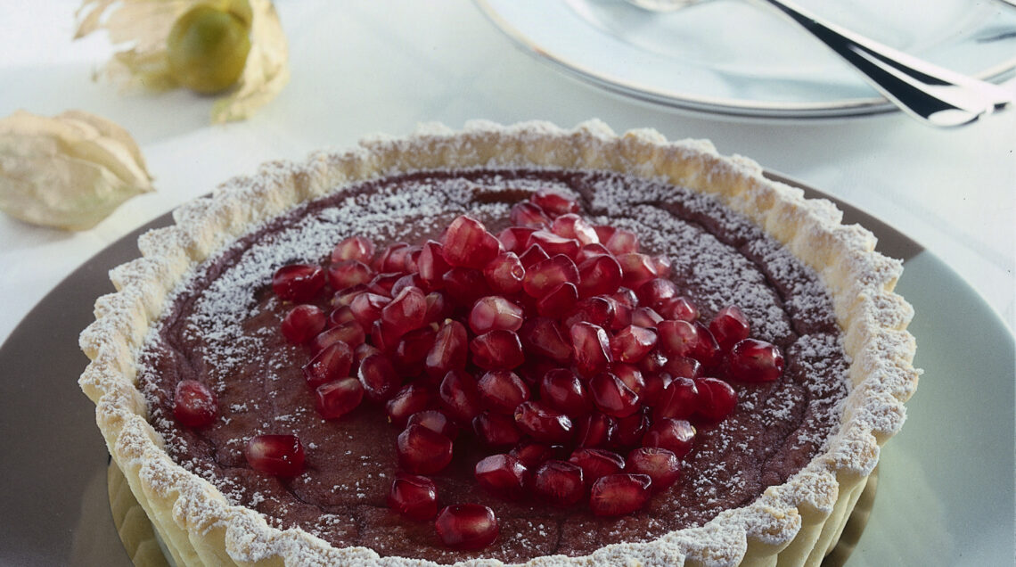 crostata alla melagrana Sale&Pepe