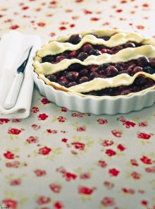 La crostata con composta morbida di frutti rossi