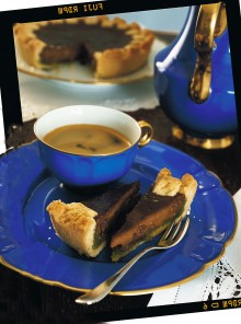Crostata con crema ricca di ricotta