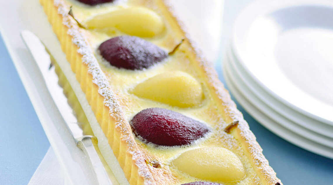 crostata-con-pere-bicolori immagine