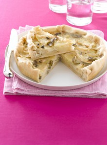 Crostata di patate con cipolle e parmigiano