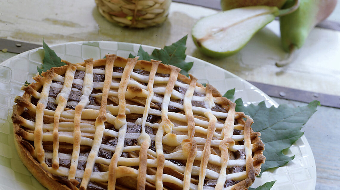 crostata di cacao, pere e ricotta Sale&Pepe ricetta