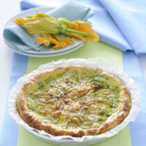 crostata di zucchine e fiori di zucca Sale&Pepe ricetta