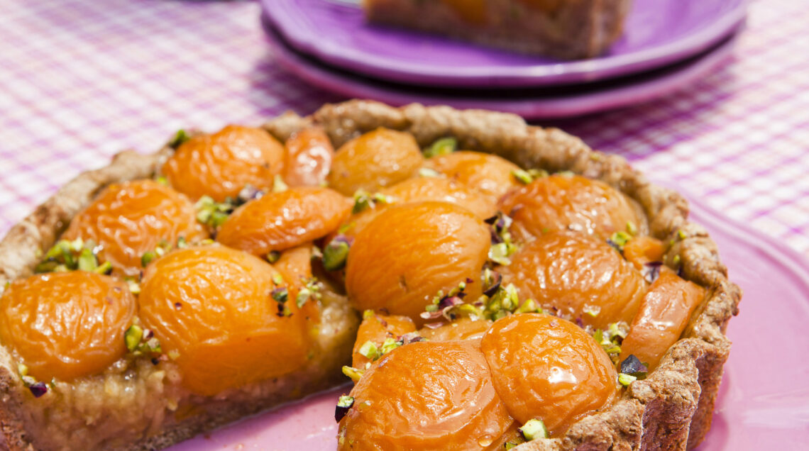 crostata-integrale-di-albicocche-e-mele-verdi ricetta