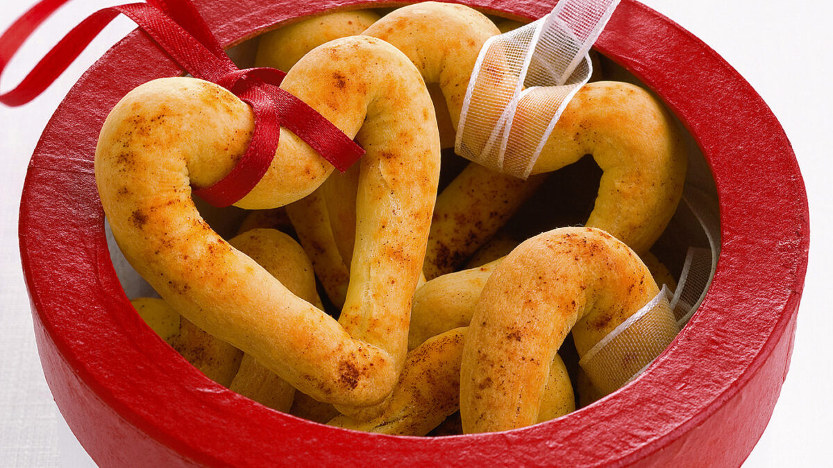 Cuori di taralli alla paprica