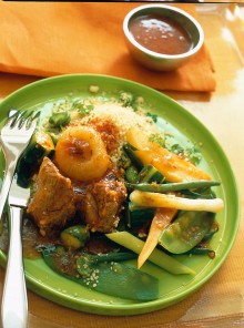 Cuscus di agnello con verdure