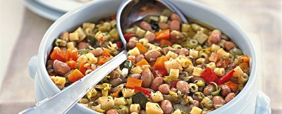 di-verdure-e-borlotti-con-i-ditalini ricetta