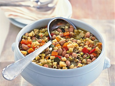 di-verdure-e-borlotti-con-i-ditalini ricetta